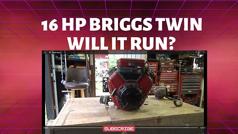16 hp briggs twin, will it run?