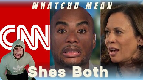 Charlamagne Freaks out on cnn after caller saying kamala aint black