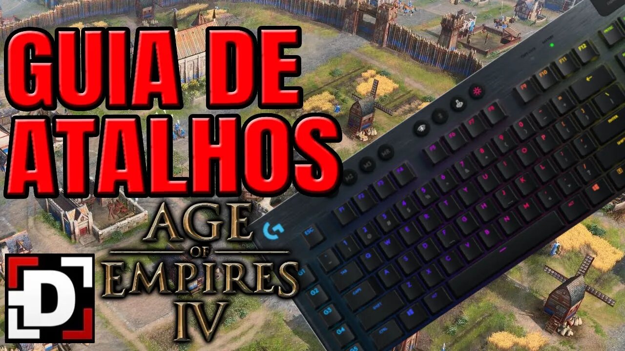 Guia de Atalhos do Age of Empires 4 (Age IV)