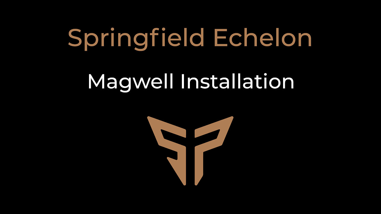 Springfield Echelon Magwell Installation