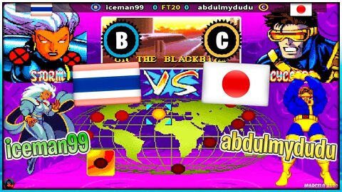 X-Men: Children of the Atom (iceman99 Vs. abdulmydudu) [Thailand Vs. Japan]
