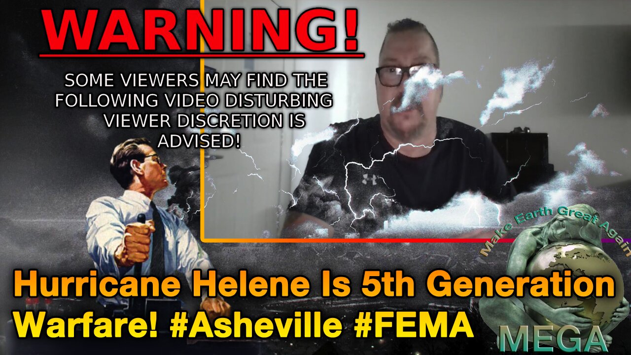 Viewer Discretion is Advised: Hurricane Helene Is 5th Generation Warfare! #Asheville #FEMA | Richie from Boston