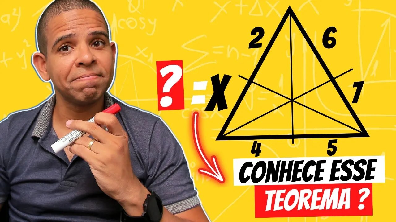 O TEOREMA DE CEVA ( MUDOU A GEOMETRIA PLANA! ) | EP03 | @Professor Theago