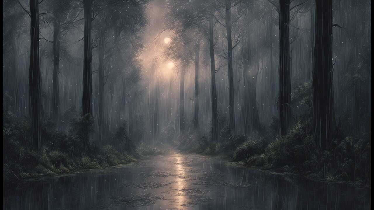 Rain - Night - Forest - Nature