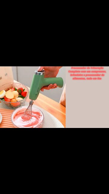 Processador de Trituração com um compressor, britadeira e processador de alimentos!