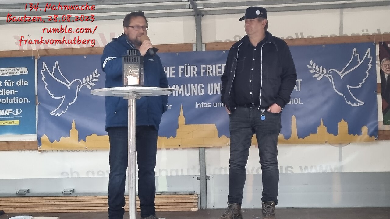 Migration und Einwanderungspolitik, EDGAR & VEIT - BAUTZEN, 28 08 2023, 134. MAHNWACHE 🕊