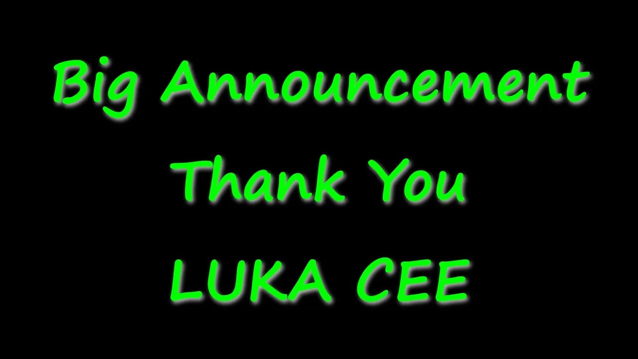 Big Announcement on a Group Build