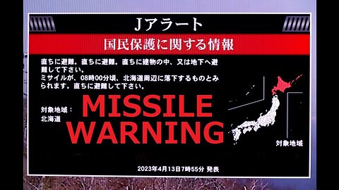 Missile Warning in Japan