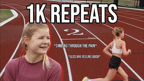 1k REPEATS + how I'm improving my tempo pace