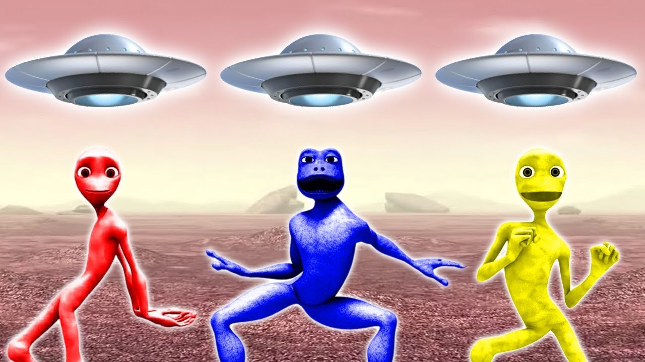 DAME TU COSITA 👽 Aliens 👽 PATILA Wrong Heads Yeşil Uzaylı Alien Green El Chombo