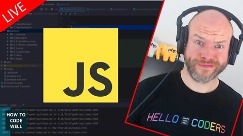 Working on the JavaScript Fundamentals course: Structure, Code, Discussion