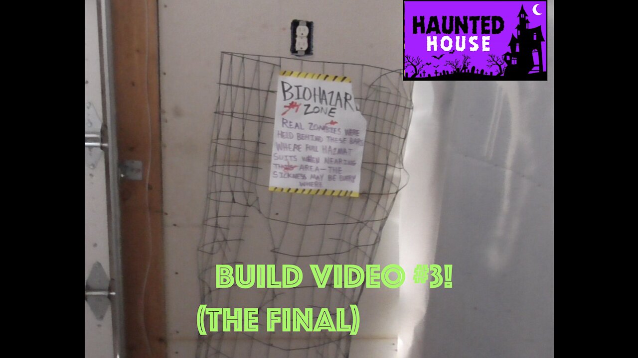 🎃2021 Haunt build video #3! (THE FINAL!!!)👻