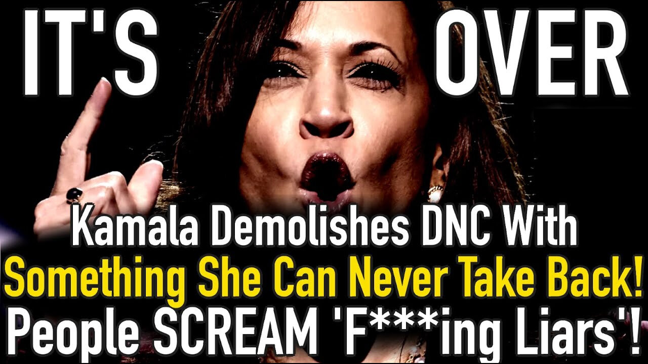 SHOCK! Kamala DESTROYS DNC with Something She Can Never Take Back!