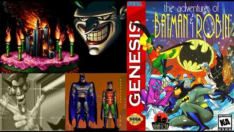 The Adventures Of Batman and Robin Sega Genesis Long Play