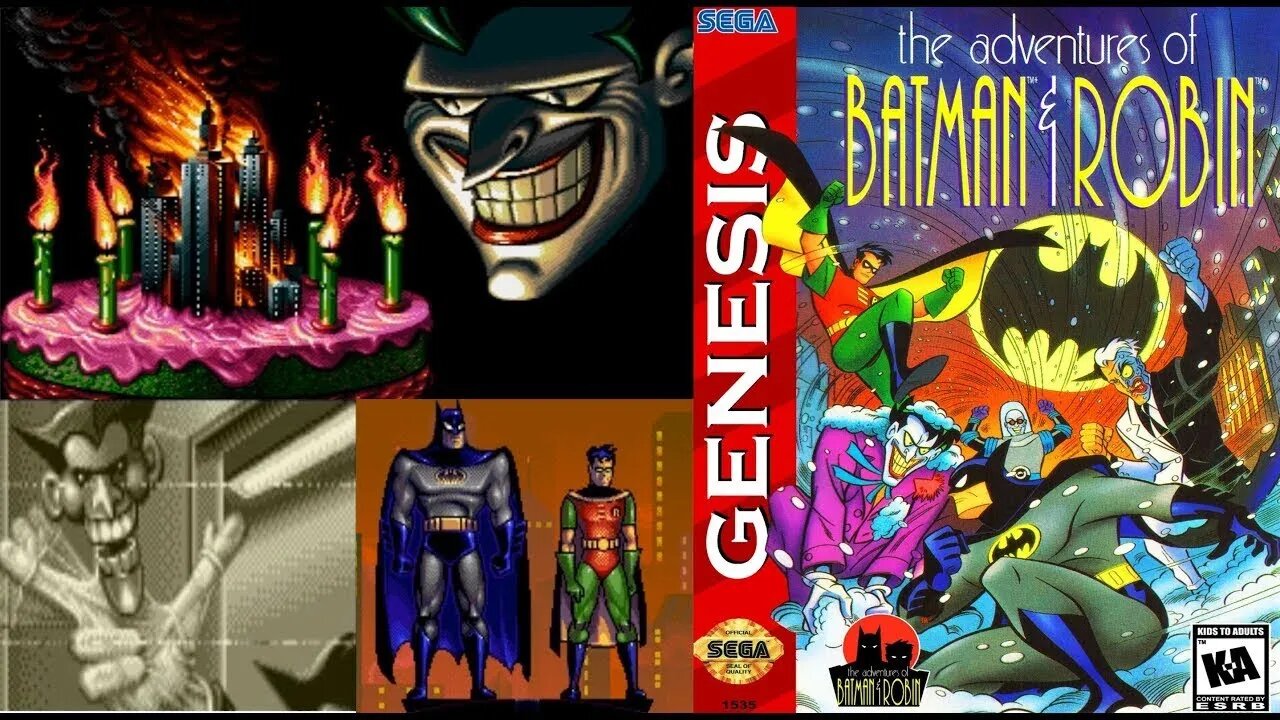 The Adventures Of Batman and Robin Sega Genesis Long Play