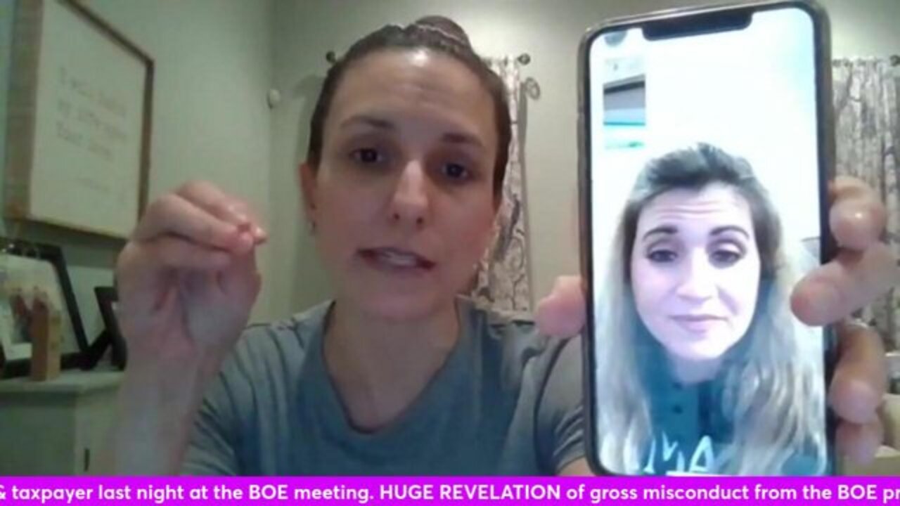 Christina regarding assault of a Webster, NY parent last night at the BOE meeting. HUGE REVELATION