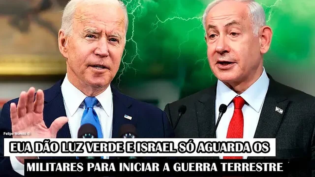 EUA Dão Luz Verde E Israel Só Aguarda Os Militares Para Iniciar A Guerra Terrestre