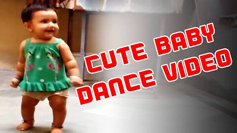 Funny and Cute Baby Dance video - Crazy Baby dance video