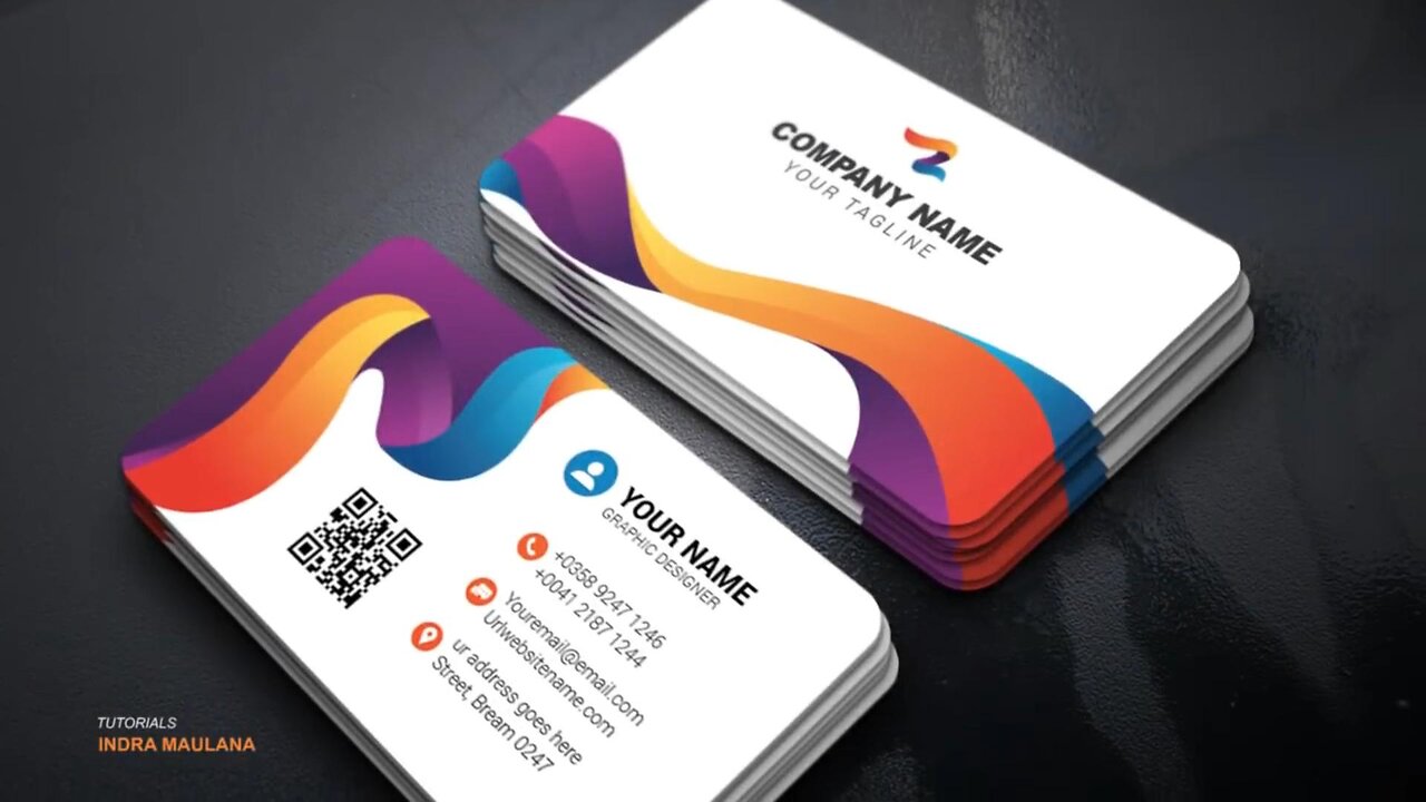 How to Make a Colorful Business Card in Adobe Illustrator