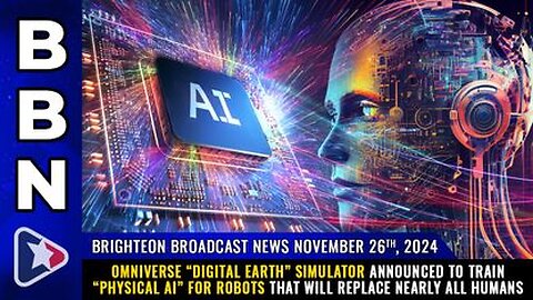 OMNIVERSE “Digital Earth” Sim Announced to train “Physical AI” for robots that will Replace Humans