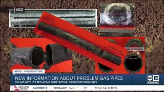 SW Gas is finding active Driscopipe 8000 lines with premature degradation