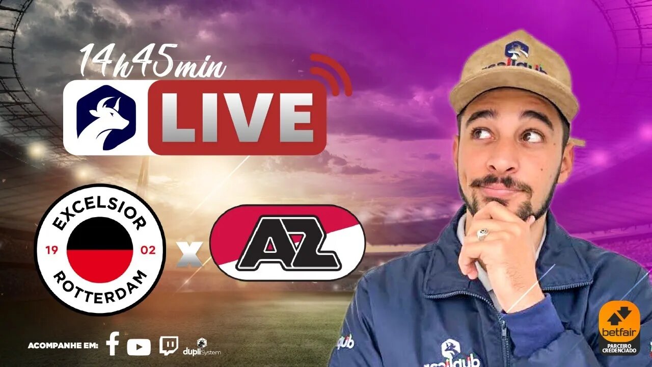 ⚽️ Trading Esportivo AO VIVO - Excelsior x Jong AZ - Eerste Divisie ⚽️