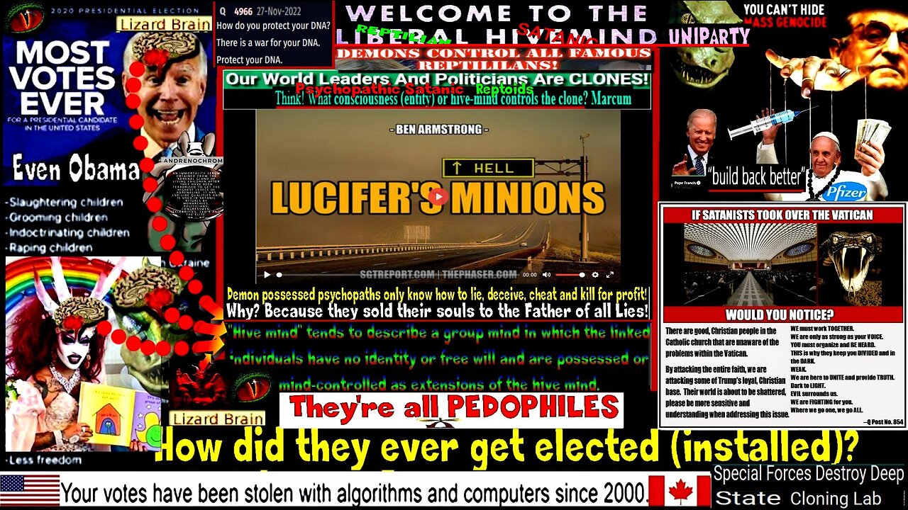 SGT REPORT - LUCIFER'S MINIONS -- Ben Armstrong (Related links in description)