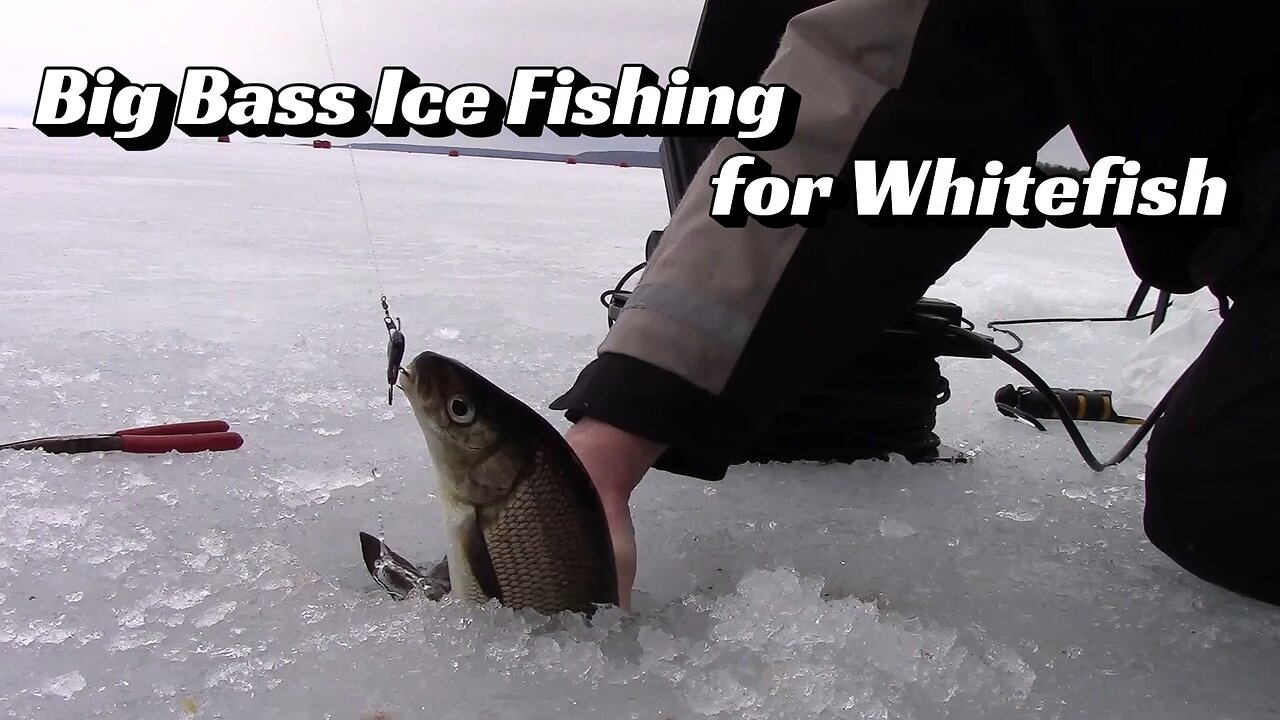 Big Bass Ice Fishing