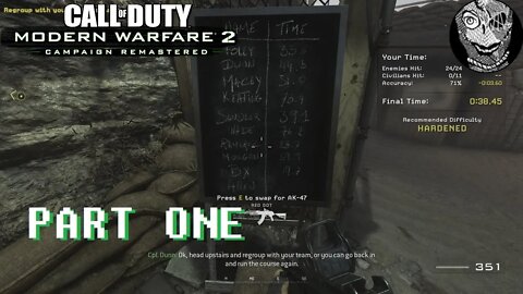 (PART 01) [S.S.D.D.] Call of Duty: Modern Warfare 2 CAMPAIGN REMASTERED Veteran Difficulty