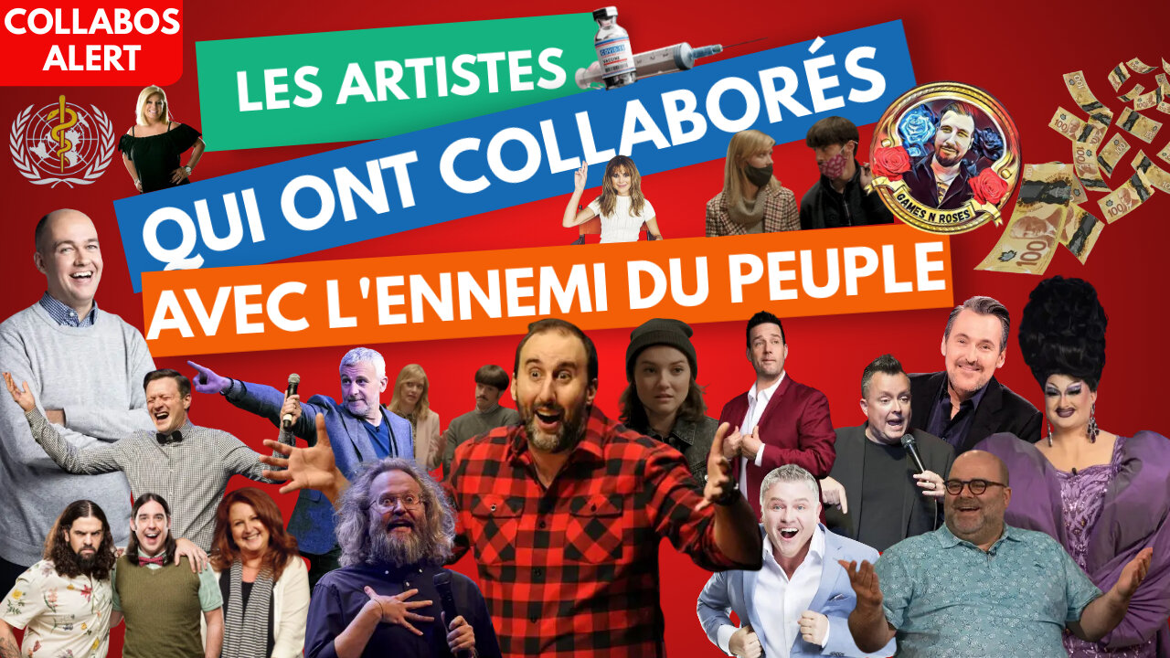 LES ARTISTES QUI ONT COLLABORÉS AVEC L'ENNEMI DU PEUPLE