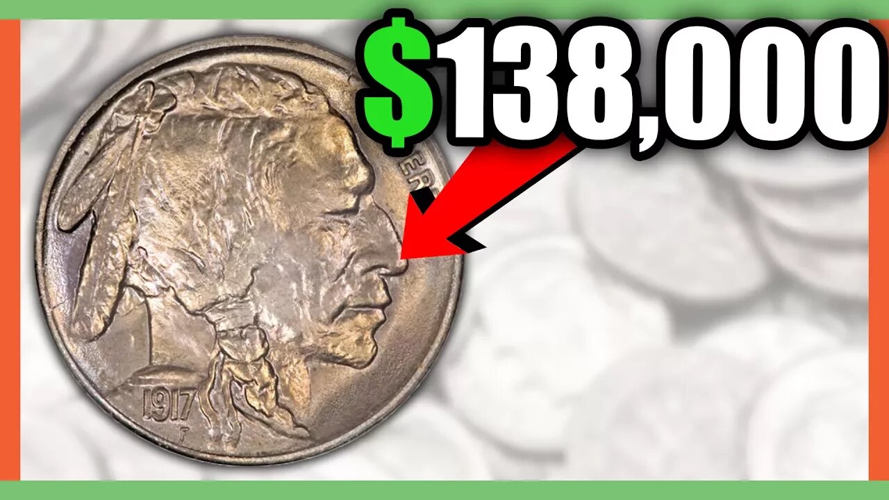 $138,000 BUFFALO NICKEL - RARE NICKELS WORTH MONEY!!