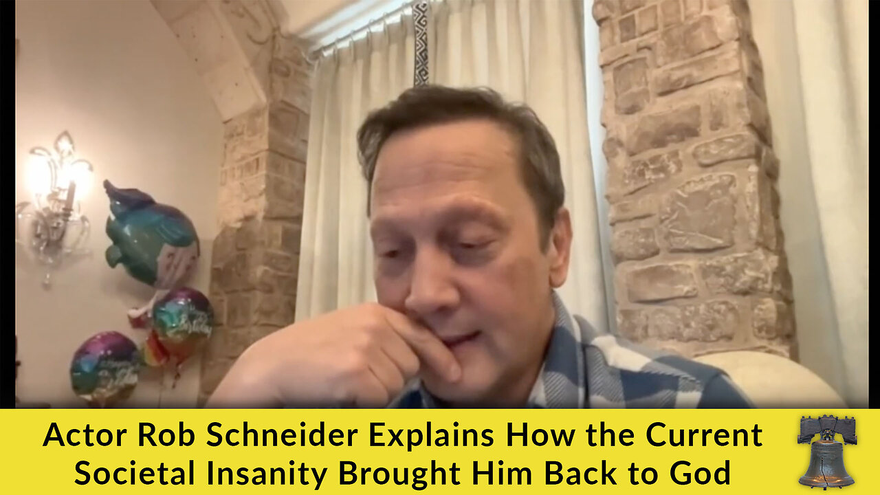 Actor Rob Schneider Explains How the Current Societal Insanity Brought Him Back to God