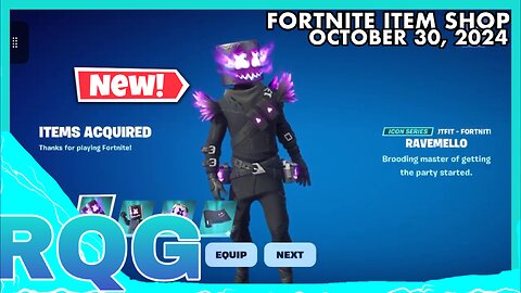 “NEW” RAVEMELLOW IS HERE! FORTNITE ITEM SHOP (October 30, 2024)