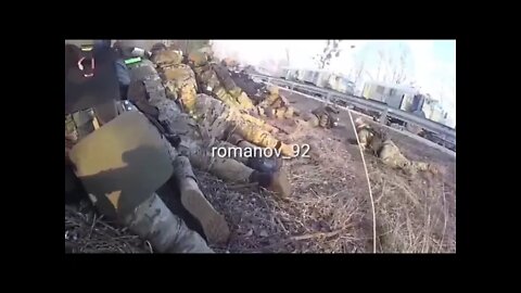 🇷🇺🇺🇦24.02.2022More footage of the first contact of one of the detachments of the Russian FSVNG!