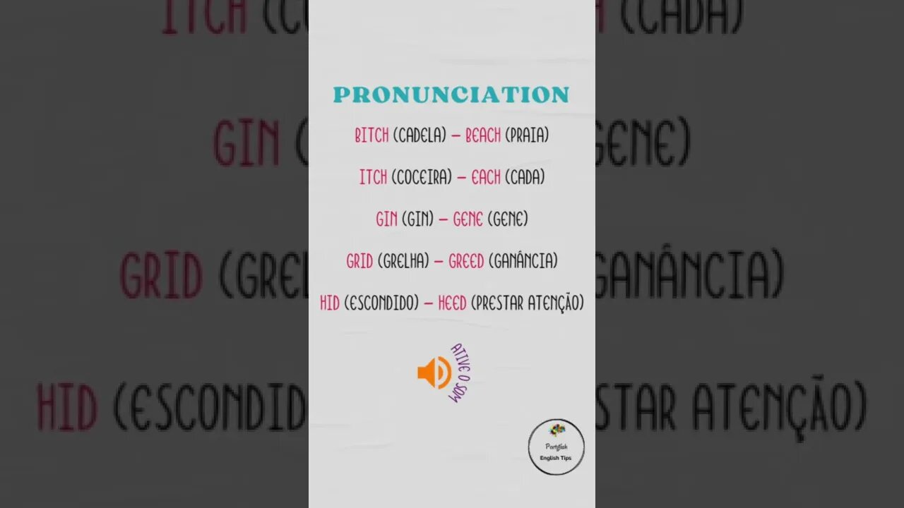 Você sabe pronunciar essas palavras? #shorts #shortsvideo