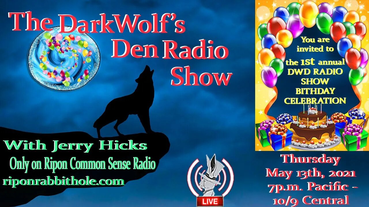 🐺The DarkWolf's Den Radio Show🐺EP 86 : 1 YEAR Birthday Celebration!