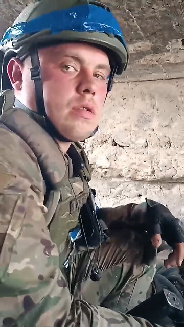 Ukrops along with their dead "colleagues" are hiding from Russian shelling