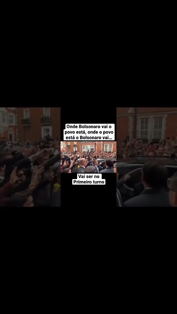 Chegada do @Jair Bolsonaro em Londres e onde quer que ele vá no mundo… Se tiver brasileiro, já sabe