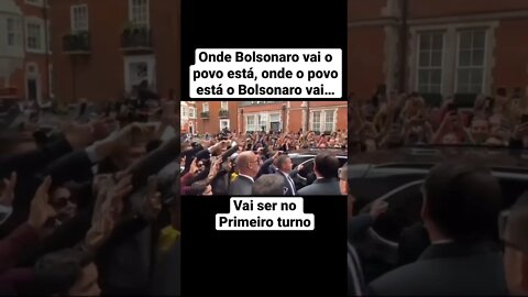 Chegada do @Jair Bolsonaro em Londres e onde quer que ele vá no mundo… Se tiver brasileiro, já sabe