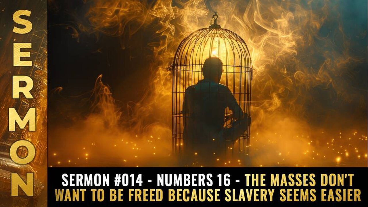 Mike Adams Sermon #014 - Numbers 16 - The masses don't want to be freed because slavery seems easier