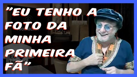 #Cortesdoprosa Silvio Brito ainda tem a foto da primeira fã(Jacira)