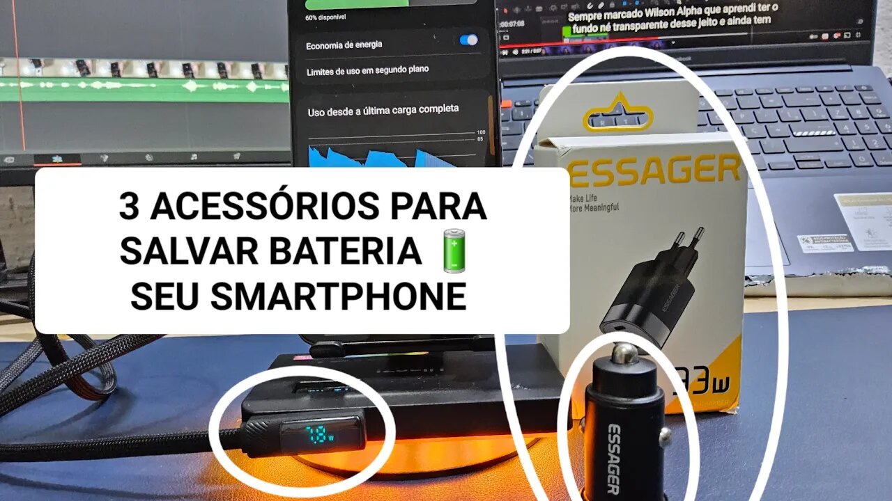 3 COISAS PARA VOCÊ PROTEGER A BATERIA 🔋 DO SEU SMARTPHONE 📱 - VALE MUITO A PENA.