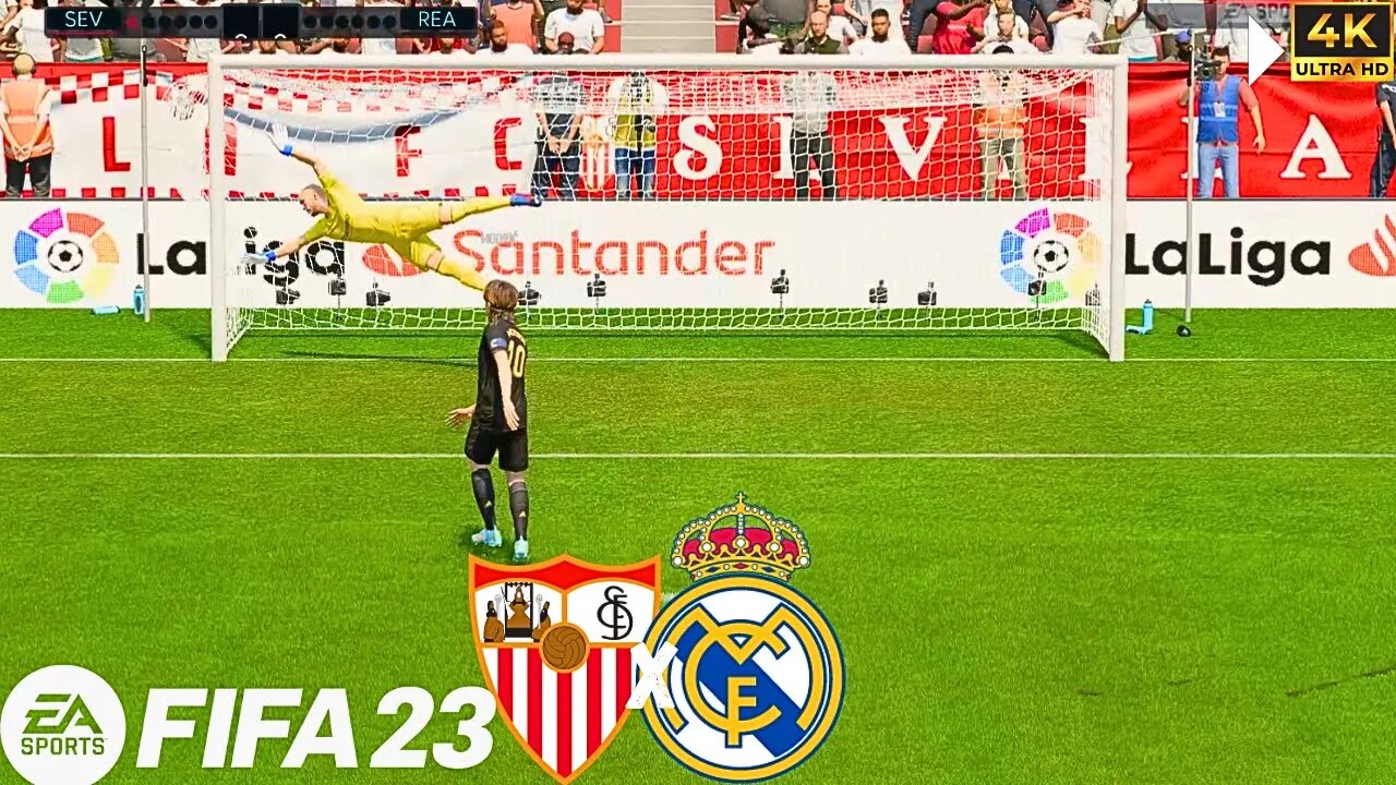 FIFA 23 | REAL MADRID X SEVILLA | PENALTIS 4K