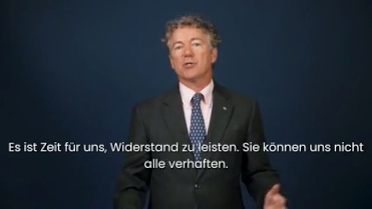 A message from Rand Paul #Resist