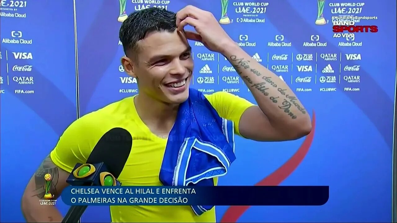 THIAGO SILVA FALA SOBRE CONFRONTO COM PALMEIRAS - palmeiras x chelsea