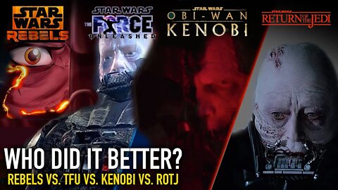 Darth Vader's Face Reveal | Who Did It Better? | Part 2