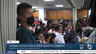 Many voice outrage over SDUHSD superintendent's comments, calls for resignation