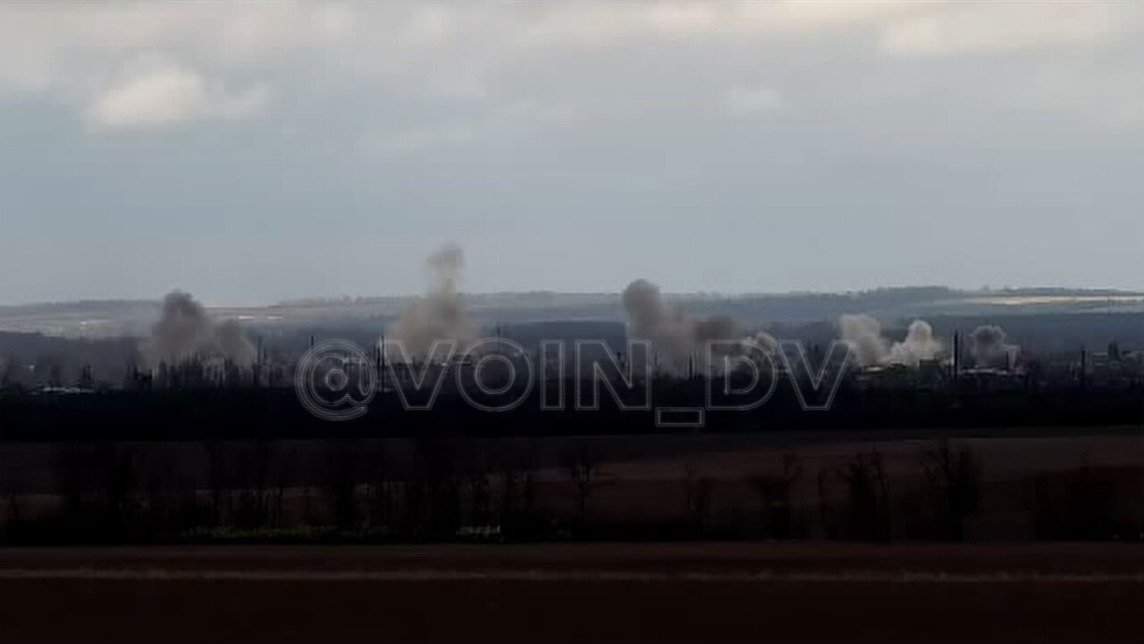 Rocket artillery strike on Ukrainian militants in the Zaporozhye region