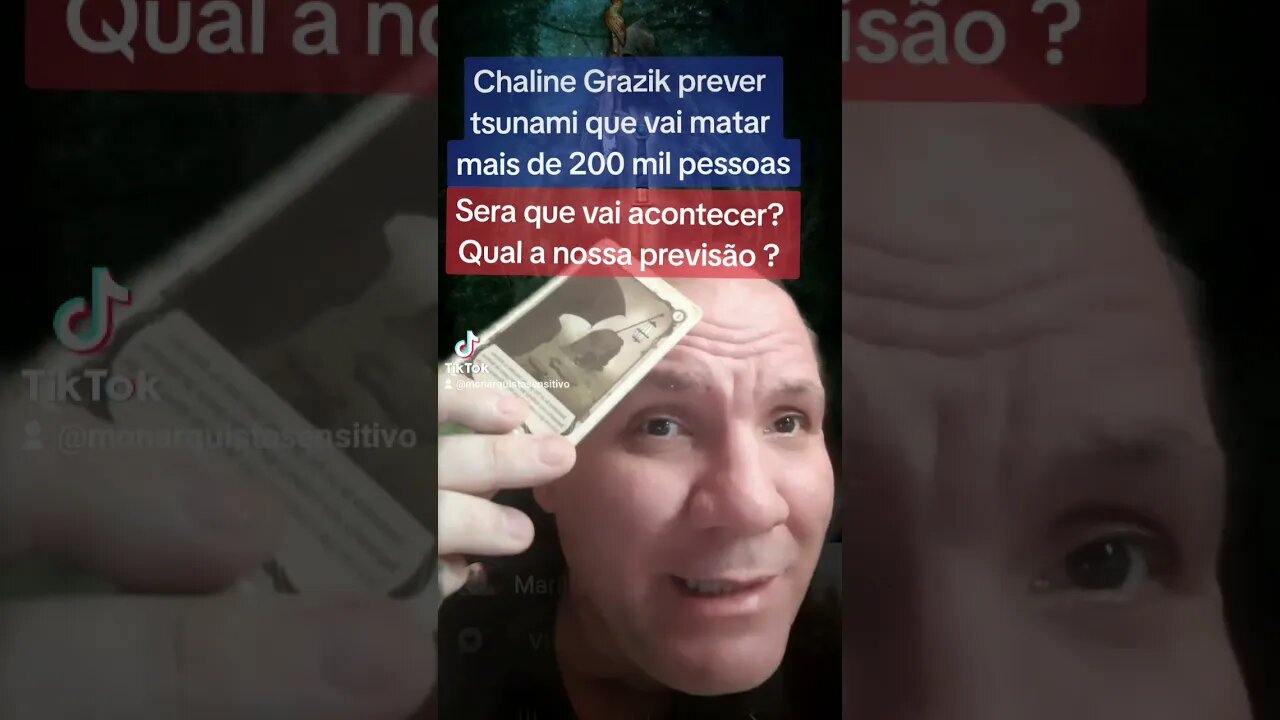 Terror: Chaline Grazik prevê que 200 mil.peesoas vai morrer em tsunami