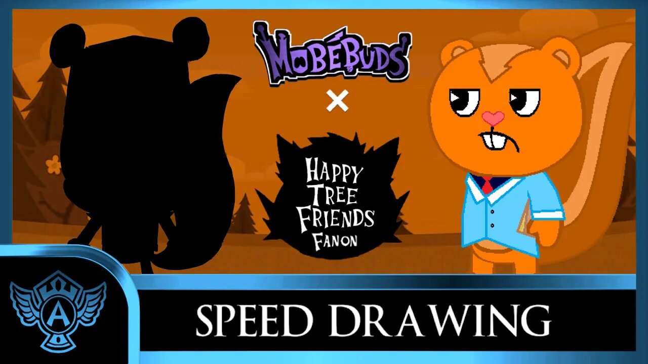 Speed Drawing: Happy Tree Friends Fanon - Preachy | Mobebuds Style